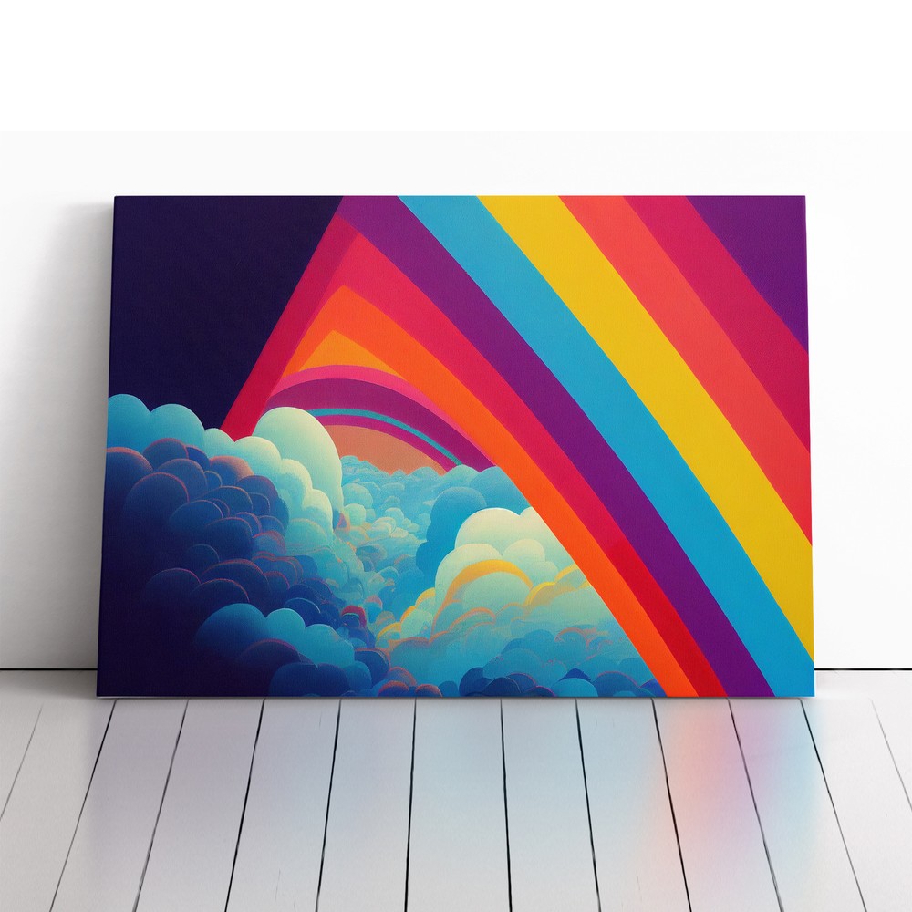 Pop Art Rainbow Vol.2 Abstract Canvas Wall Art Print Framed Picture Home Decor
