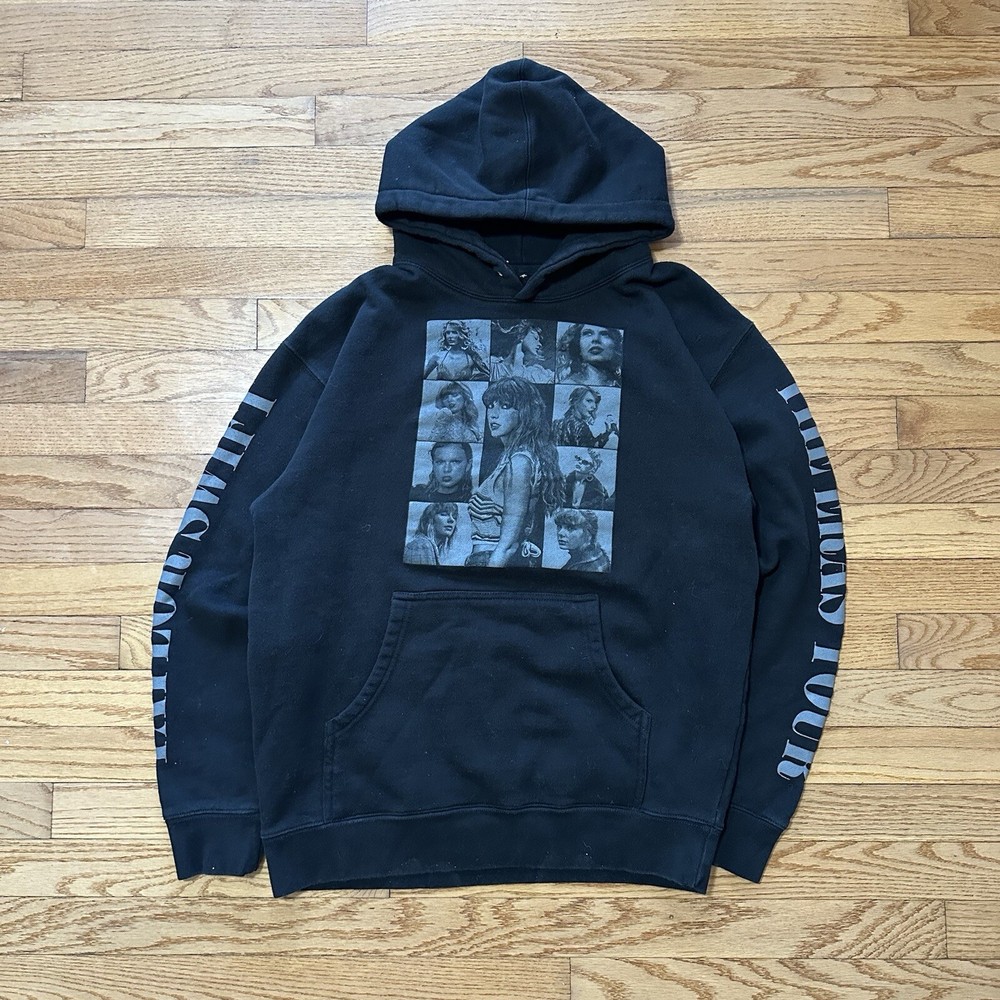 Authentic Taylor Swift The Eras Tour US Concert  Black Hoodie Medium 22x26