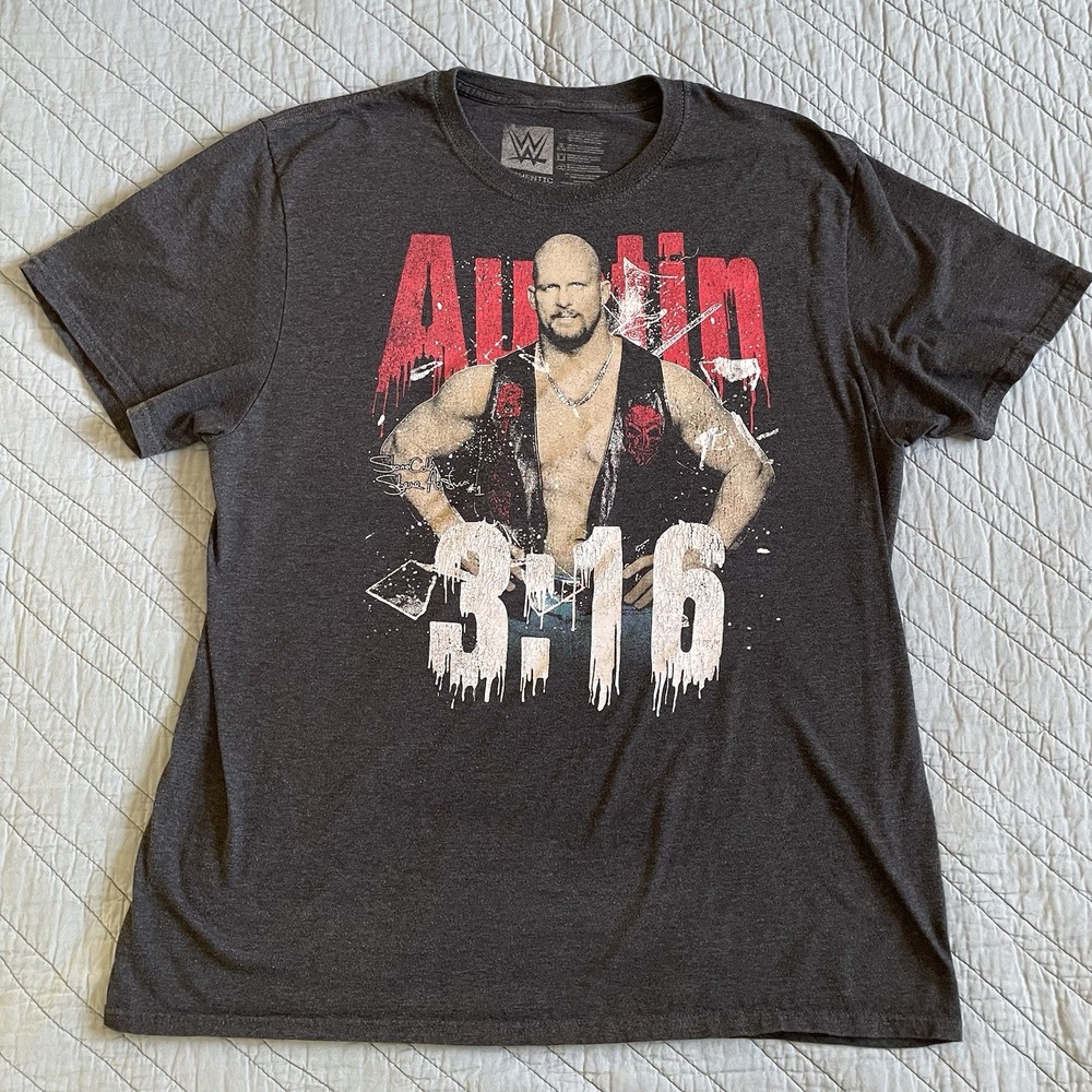 WWE STONE COLD STEVE AUSTIN LEGENDS GRAPHIC OFFICIAL T-SHIRT Size Men’s XL