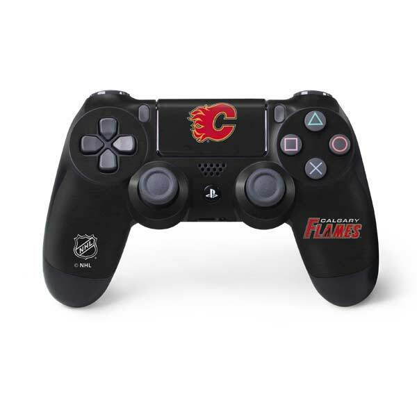NHL Calgary Flames PS4 Controller Skin - Calgary Flames Distressed