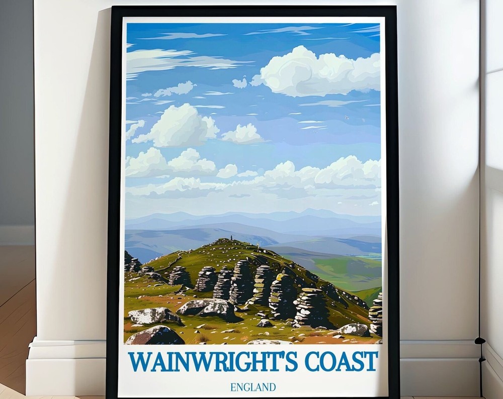 Wainwrights Coast To Coast Poster Nine Standards Rigg Art For Outdoor