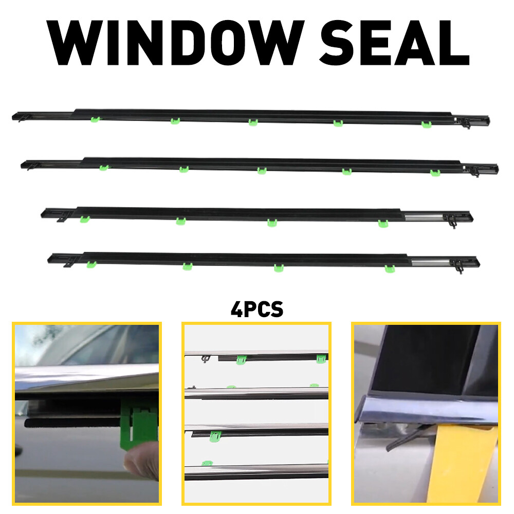 Chrome Weatherstrip Window Moulding Trim Seal Belt Fits Honda CR-V CRV 2007+ I