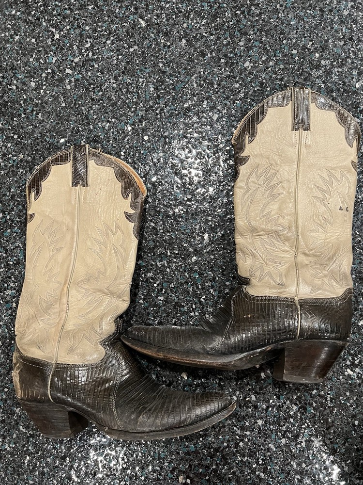 Men’s Justin Boots Western Cowboy Boots Size 9.5 D 4417