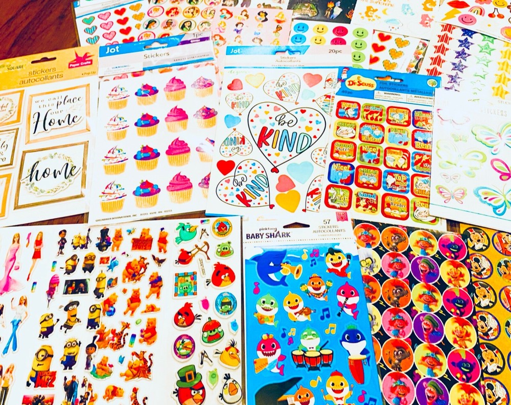 29+ Fun Kids Cartoon Sticker Bundle - Seasonal Themes for Teachers & Teens  
