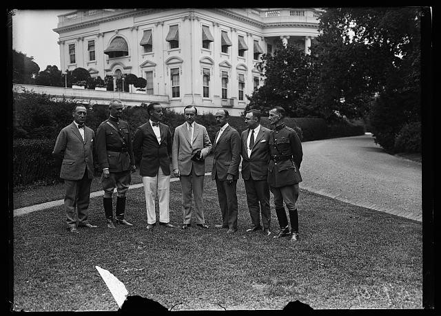 Photo:Washington DC White House President Coolidge Group 1920s Photo