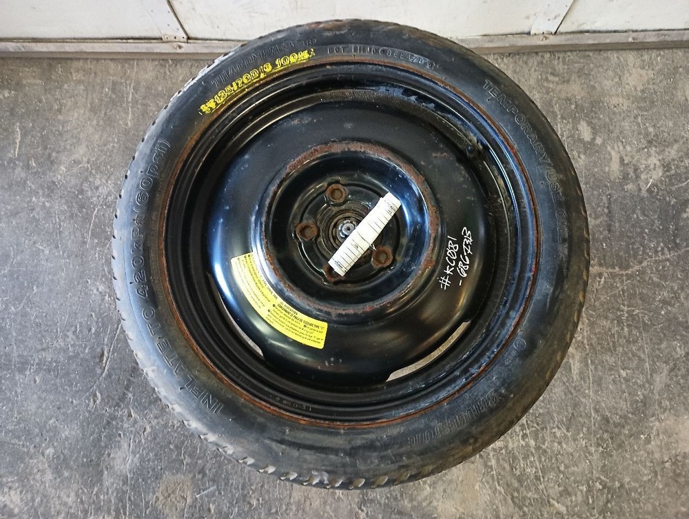 16x4 Compact Spare Steel Wheel T135/70D16 Tire from 1999 Subaru Impreza 12109746