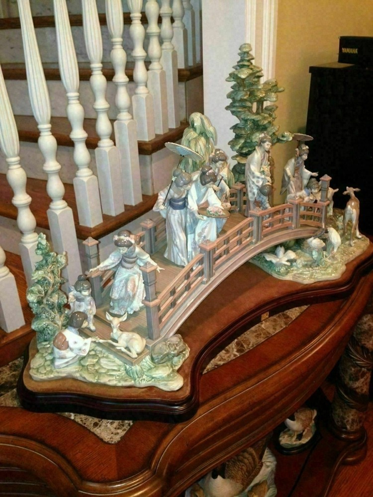 Lladro Retired Porcelain Figure ORIENTAL GARDEN 01001775 Limited Edition Japan