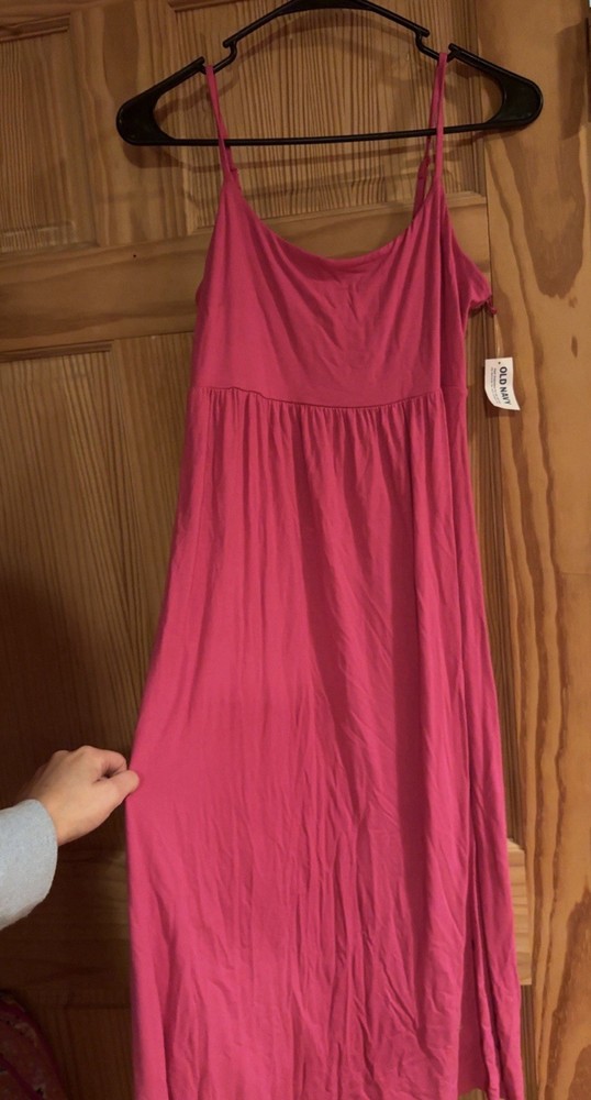 Old Navy Women's Pink Maxi Dress Size Medium New With Tags