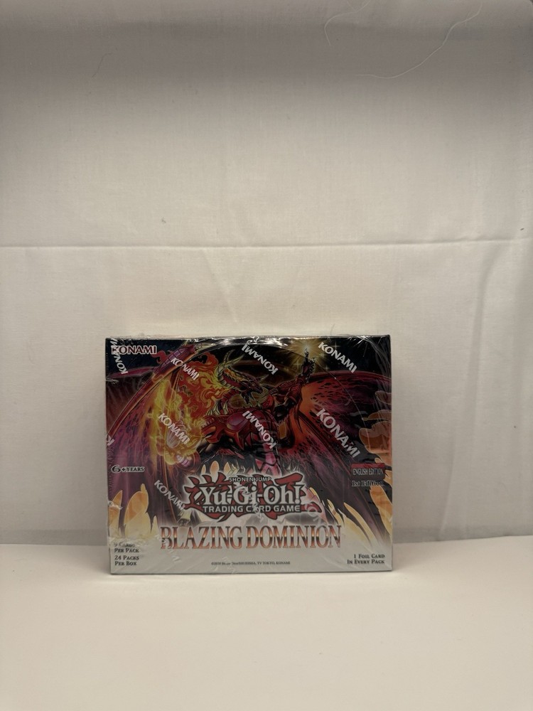 Yugioh Blazing Dominion Booster Box 1st Edition Factory Sealed