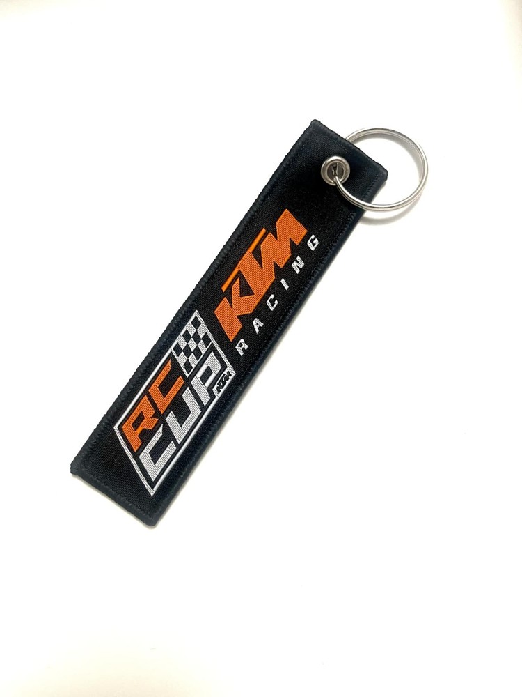 KTM Racing key tags with rings