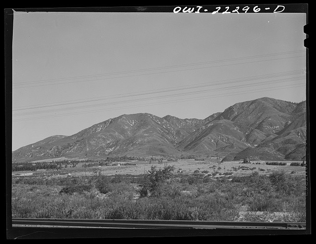 Photo:Mountain Landscape 1940s Valley Range Scenic View