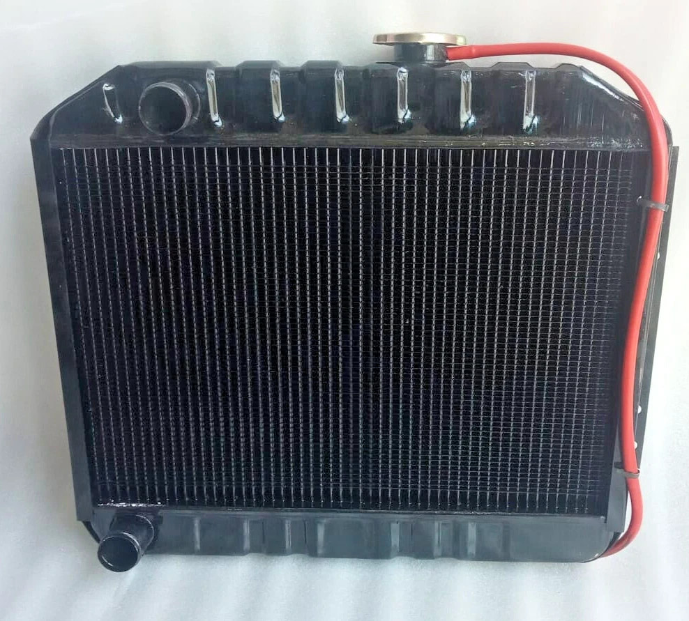 For Jeep 49-64 CJ-3A, 3B, Truck, Station wagon-4 Row Copper Radiator Assembly