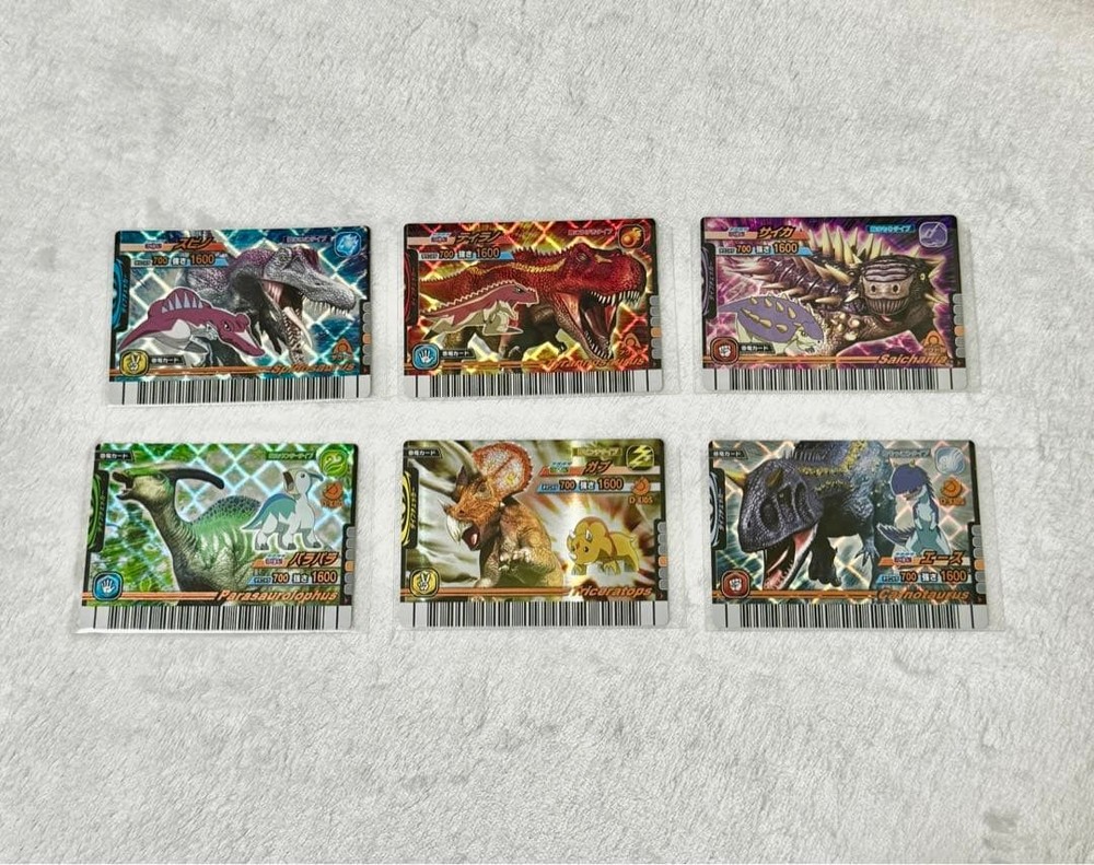 Dinosaur King card set of 6 #751188
