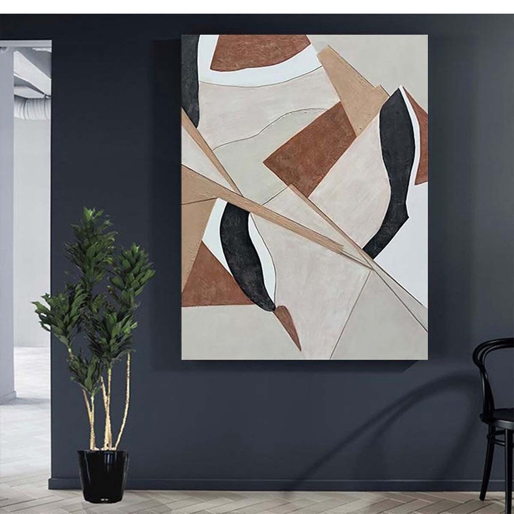 Modern Abstract Handmade Canvas Acrylic Oil Painting Home Decorative Art Mural