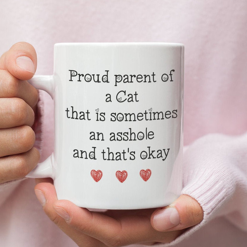 Gift For Cat Parent Funny Cat Lover Gift Cat Parent Gift For Cat Lover Gift Mug