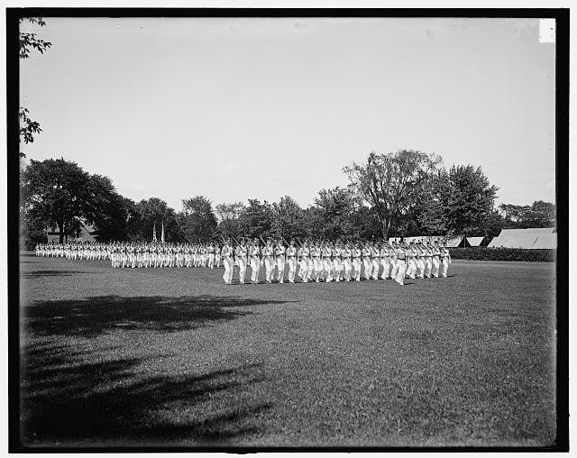 West Point New York NY 1905 Battalion Passing in Review Military Parade