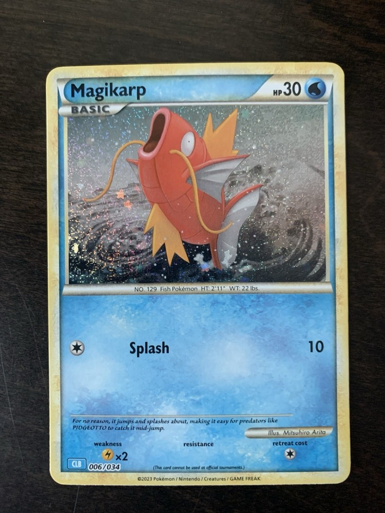 Magikarp 006/034 Trading Card Game Classic Holo