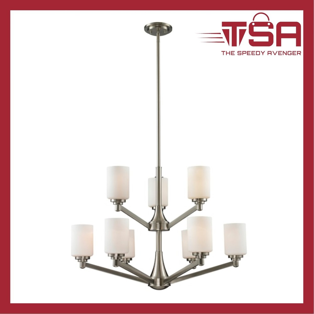 Z-Lite Montego 9-Light Brushed Nickel Chandelier