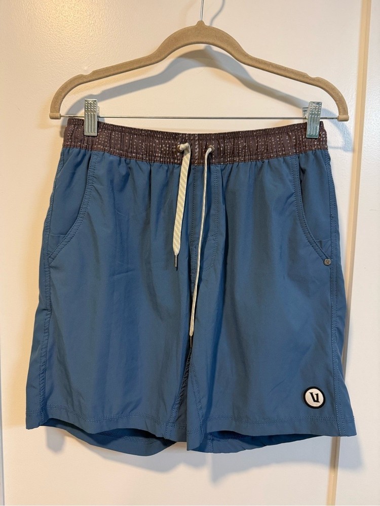 Vuori Men’s Blue Kore Lined Shorts - Size Small
