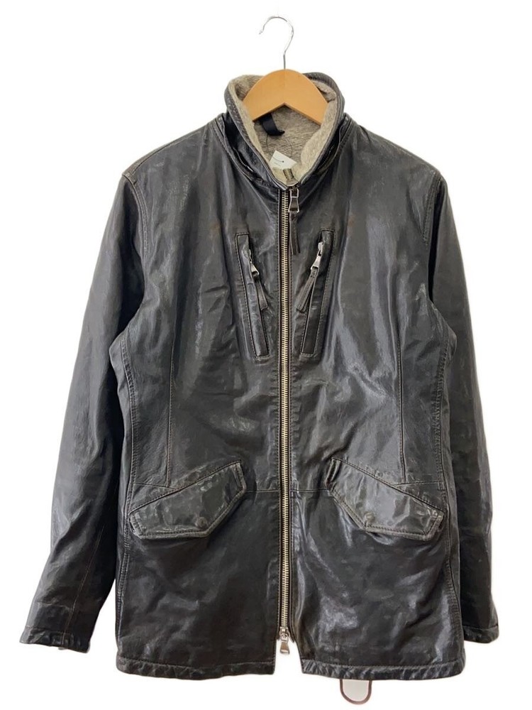 Garrett/Leather Jacket Blouson/-/Sheep Leather/Brw// 3502