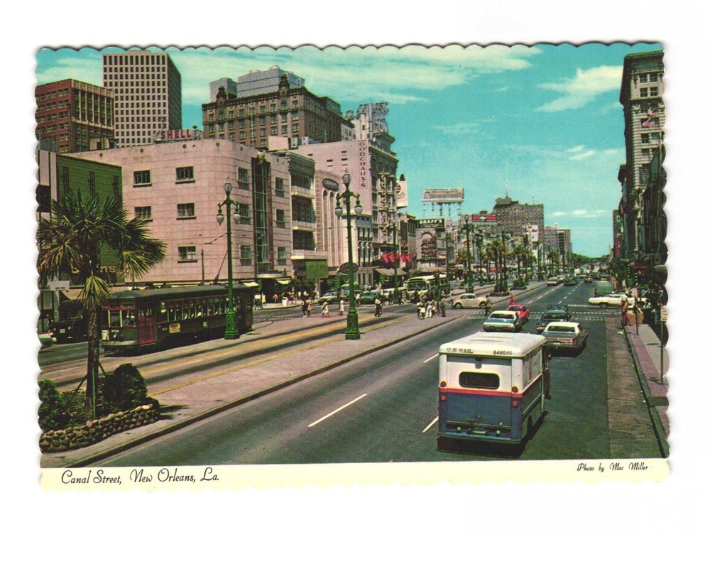 Canal St New Orleans LA Vintage postcard Unposted