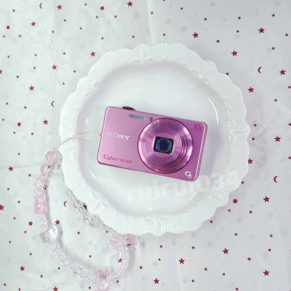 SONY Cyber Shot DSC-WX200 Digital Camera 10x Zoom 18.2MP Pink English Language