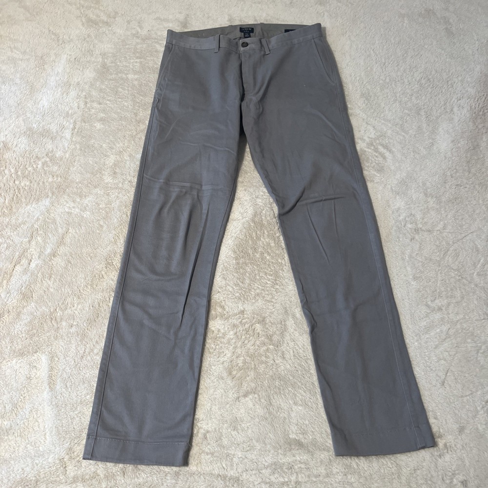 J. Crew Flex Tech Pant Slim Fit Stretch Gray Men's 30x32 Chino Golf