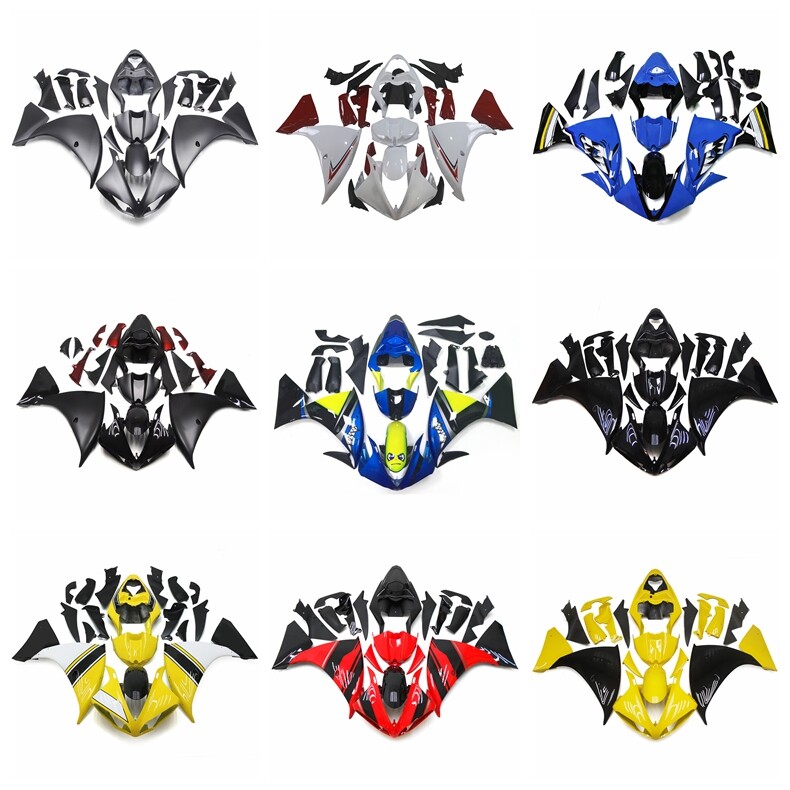 ABS Plastic Fairing Kit for 2009-2011 Yamaha YZF R1 YZF1000 Injection Bodywork