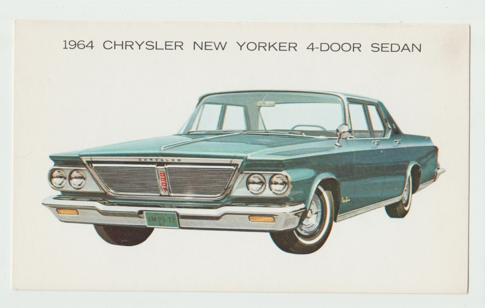 Chrysler , New Yorker, 4 door sedan, 1964