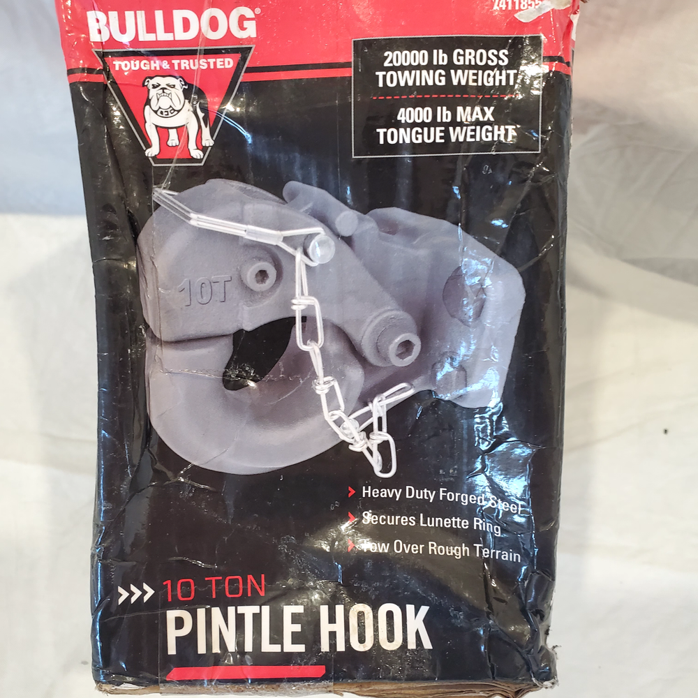 20K lb Bolt-On Bulldog Pintle Hook for Heavy-Duty Towing