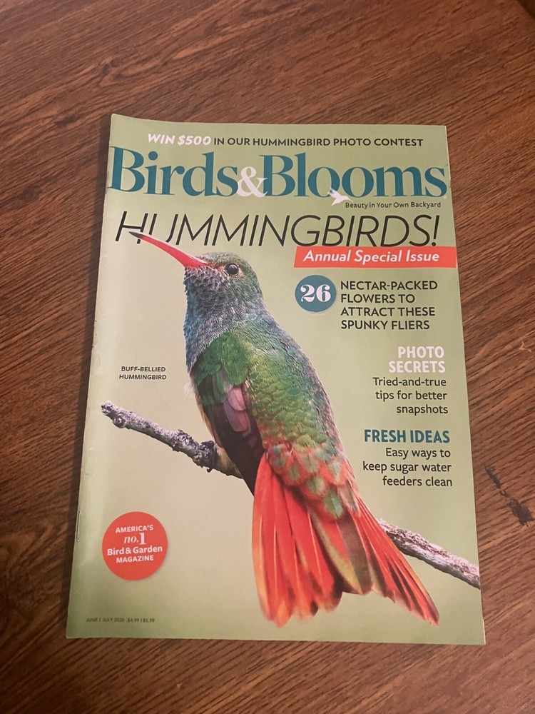 Back Issue of Birds & Blooms Magazine - June/July 2020