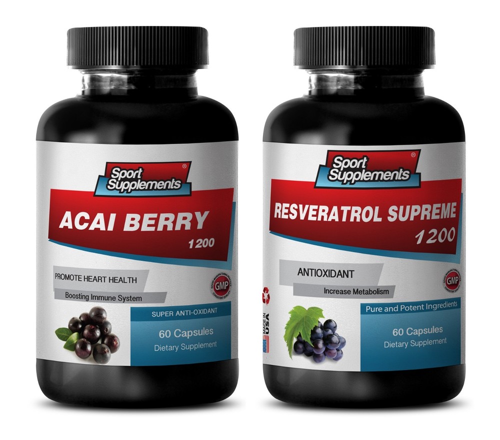 antioxidant berry powder - ACAI BERRY – RESVERATROL COMBO 2B - acai capsules-image