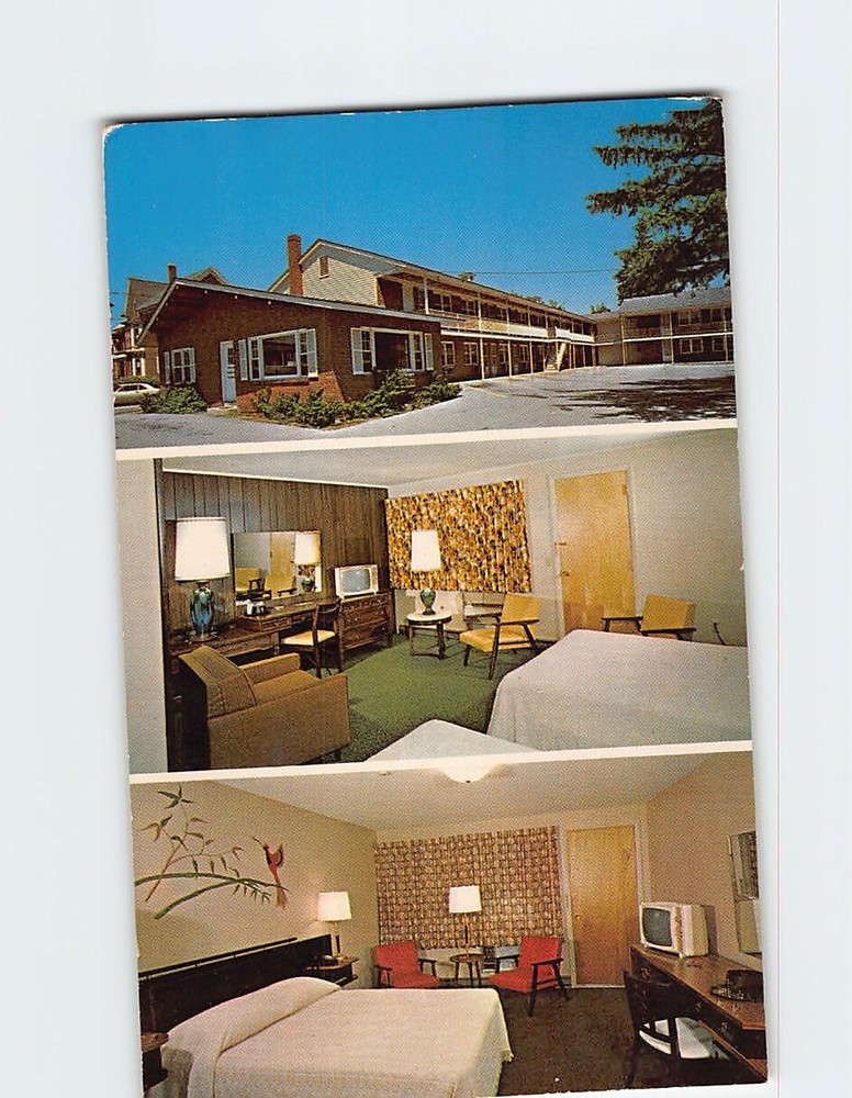 Postcard Uptown Motel Manchester NH USA