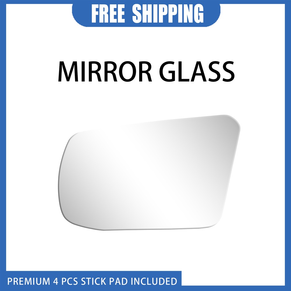 2007-2012 Nissan Altima Left Side Flat View Mirror Glass Replacement with Adhesive