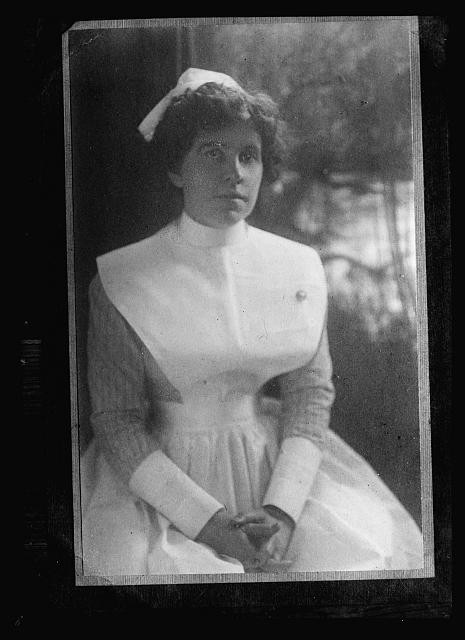 Ashland Wisconsin Nellie M. Dingley 1910s Nurse Portrait France S Red Cross