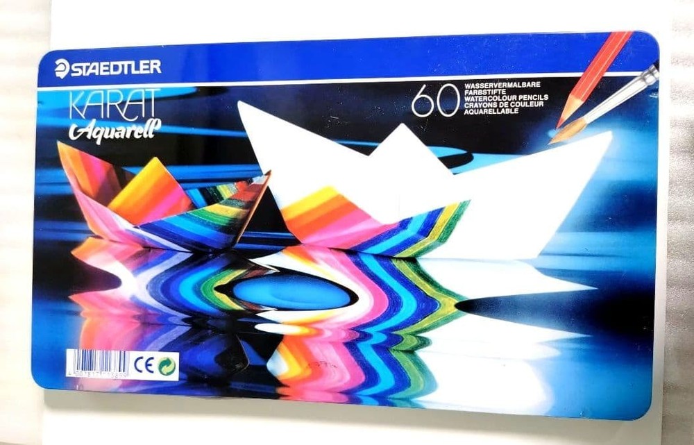 STAEDTLER KARAT AQUARELL 60 COLOR STAEDTLER COLOR PENCILS #92ce20