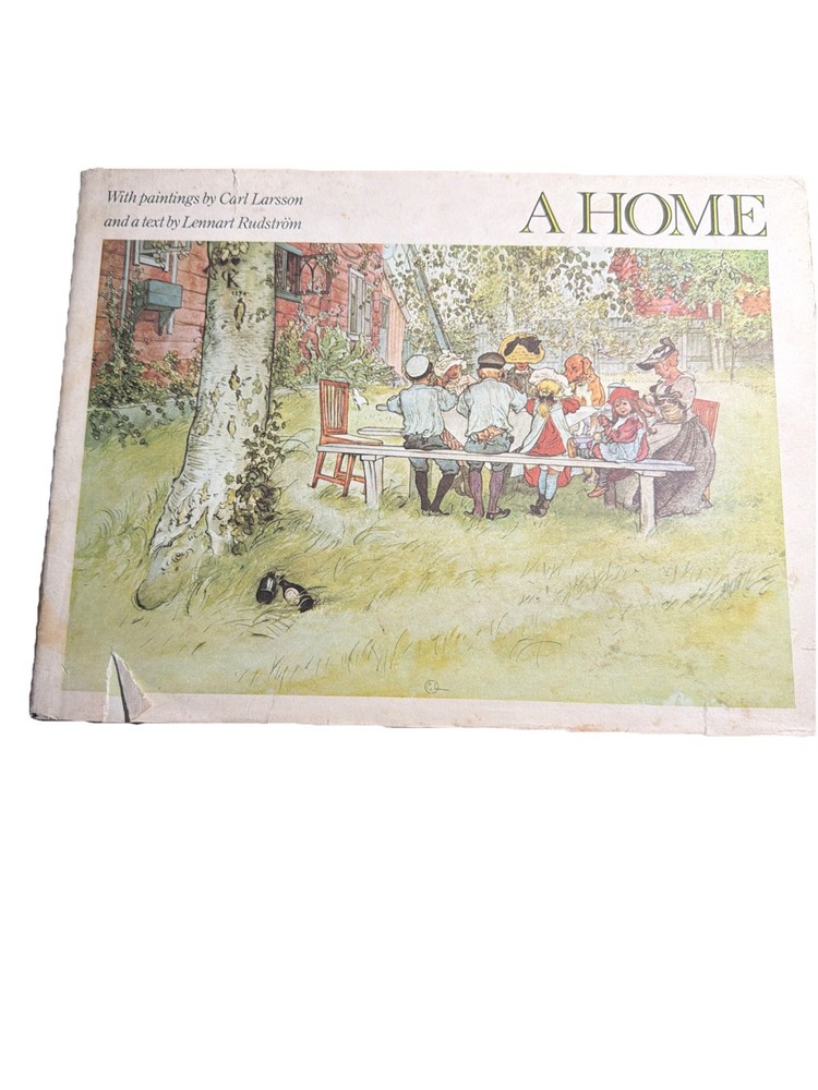A Home with Paintings by Carl Larsson - G. P. Putnam 1974 First American Edition