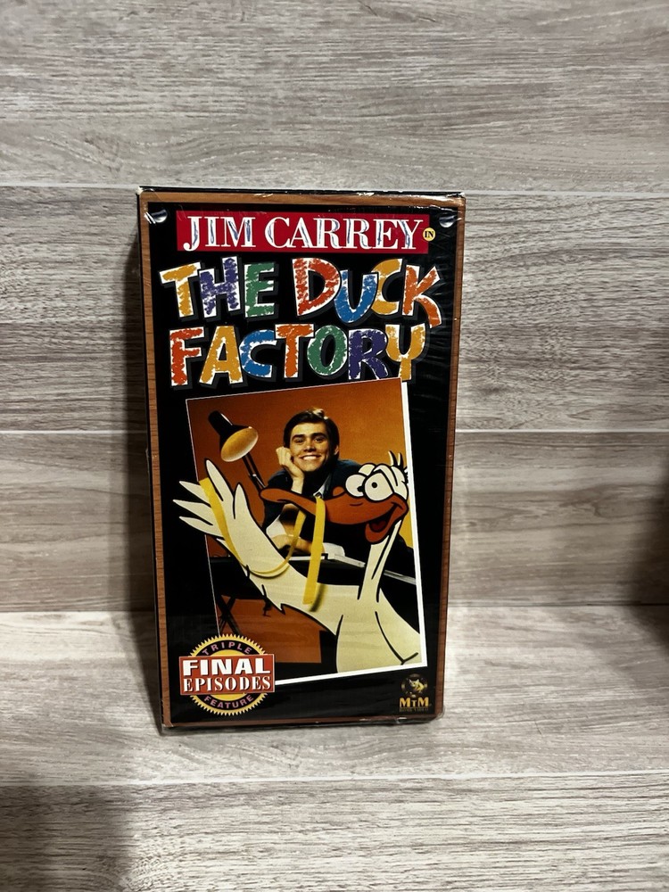 The Duck Factory VHS Jim Carrey - Final Episodes TV Show Comedy Rare Very Good