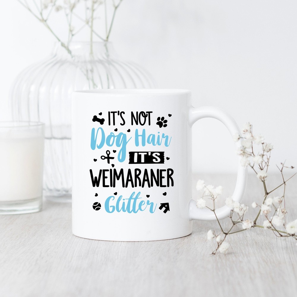 Weimaraner Glitter Mug for Dog Lovers Sparkling Gift