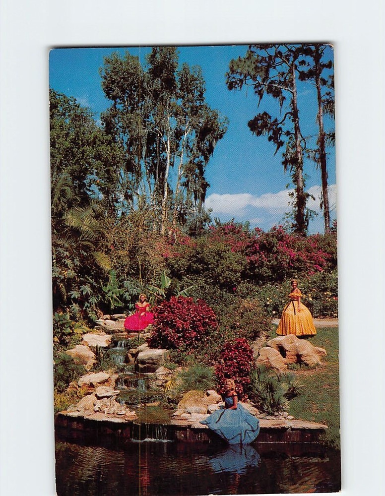 Postcard The Rock and Roll Pool Beautiful Cypress Gardens Florida USA