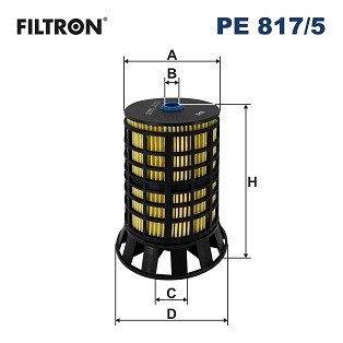 PE 817/5 FILTRON Fuel Filter for Citroen, Fiat, Opel, Peugeot, Vauxhall