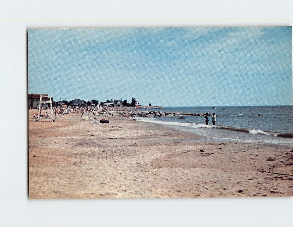 Postcard White Sands Beach Old Lyme Connecticut USA