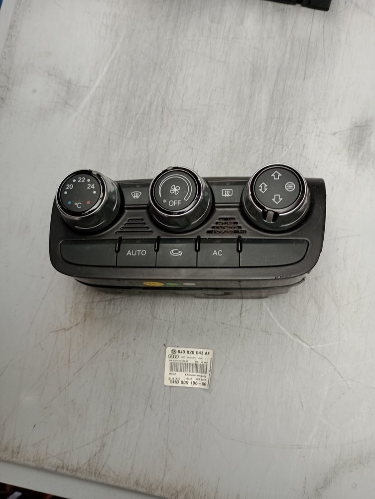 Audi TT 06-14 8J HEATER CONTROL PANEL SWITCHES 8J0820043AF GENUINE