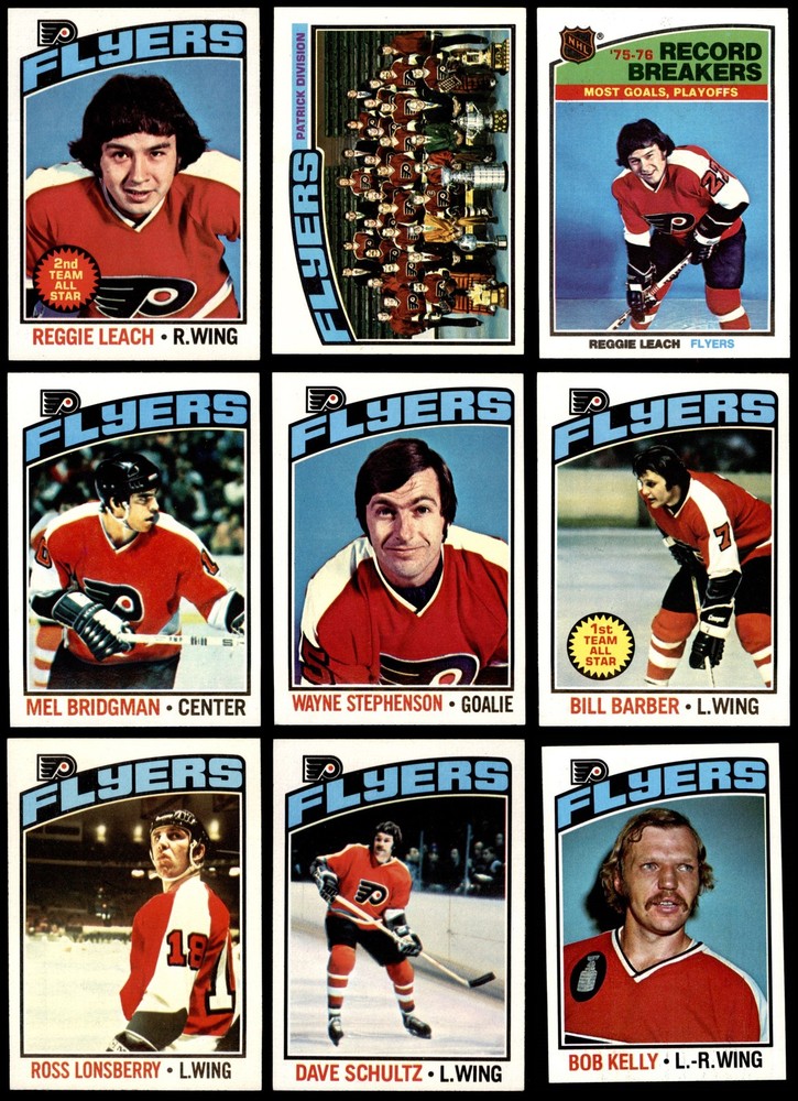 1976-77 Topps Flyers Near Team Set 8 - NM/MT 6623312 (17 / 25 cards)