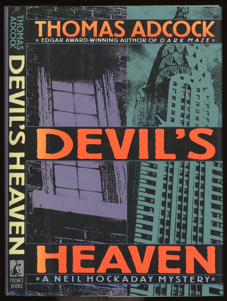 Fiction: DEVIL'S HEAVEN by Thomas Adcock. 1995. Signed 1st edition, 1st printing