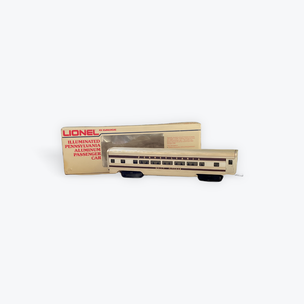 Lionel O Gauge Molly Pitcher Pennsylvania Aluminum Passenger Car 6-9572