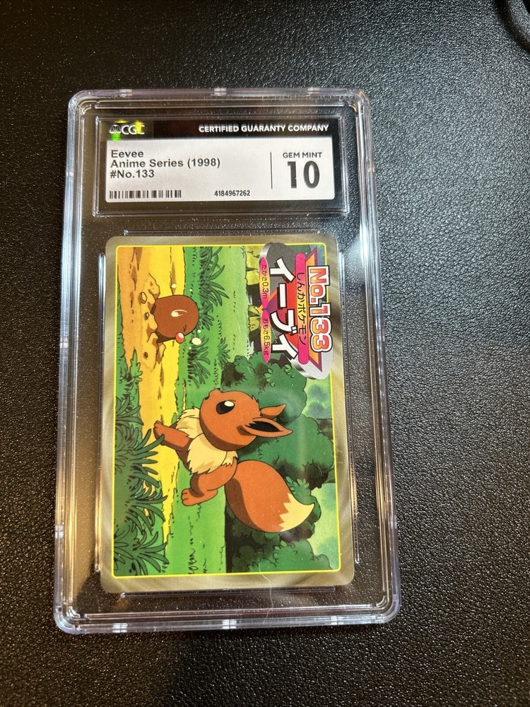 Eevee Anime Series 1998 No. 133 CGC GM 10 POP 2