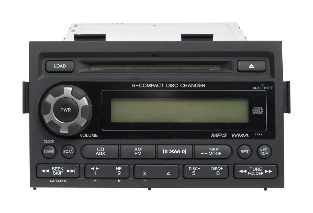 2009-2014 Honda Ridgeline AMFM Radio 6 CD MP3 Player 3TS3 Part 39101-SJC-A612-M1
