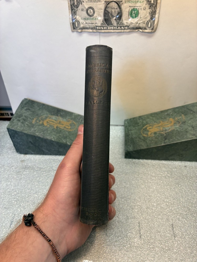 Rare 1911 History Of American Literature Reuben Post Halleck Hardcover