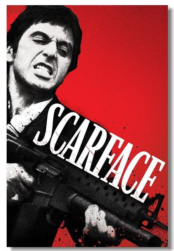 74547 Scarface Movie Art Al Pacino Wall Print Poster US